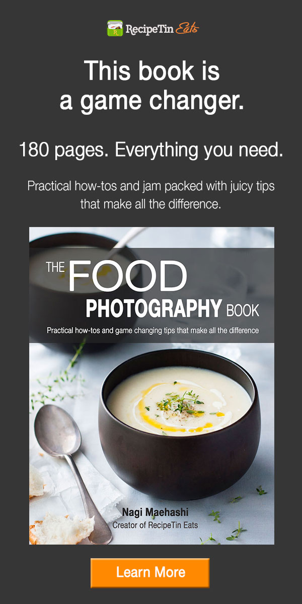 The Food Photography Book | By Nagi from RecipeTin Eats