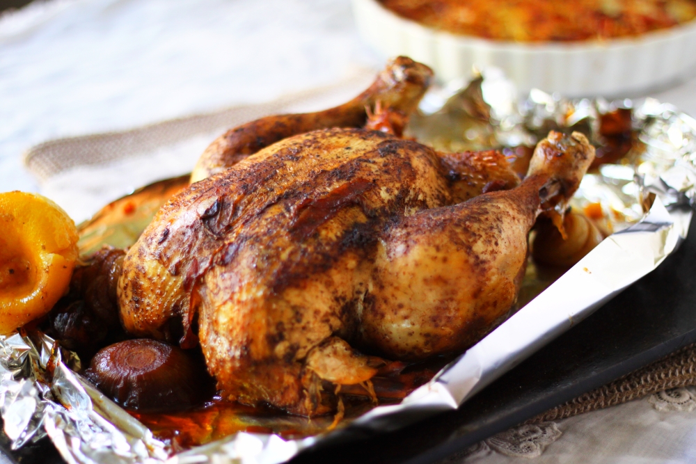 Succulent Slow Cooker Roast Chicken with Char Sui Glaze