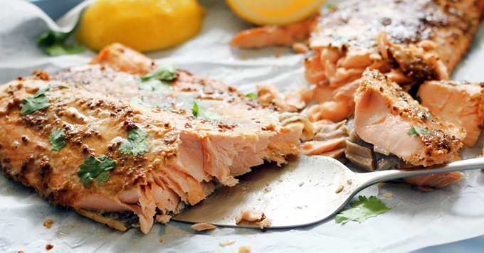 Spiced Side of Salmon 680 | LITTLE KITCHEN BLUE